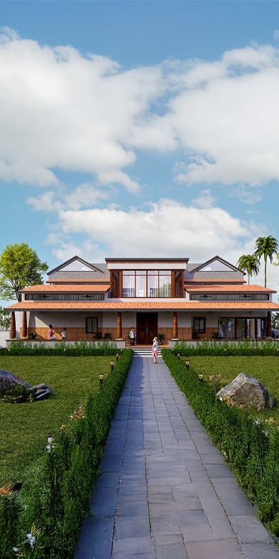 Traditional Manduva home